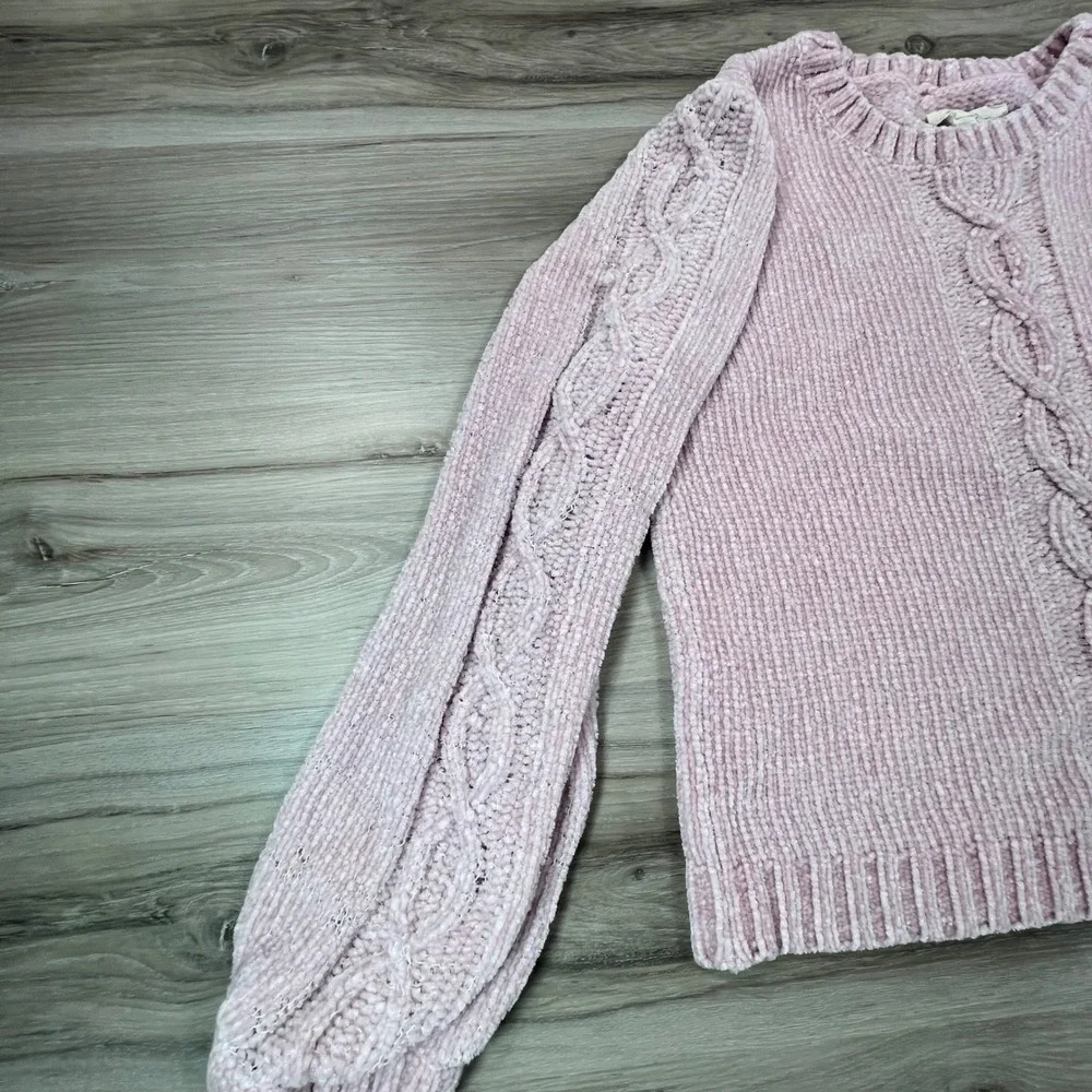 Jessica‎ Simpson M Knit Sweater Top Pink coquette cottagecore preppy boho Y2K